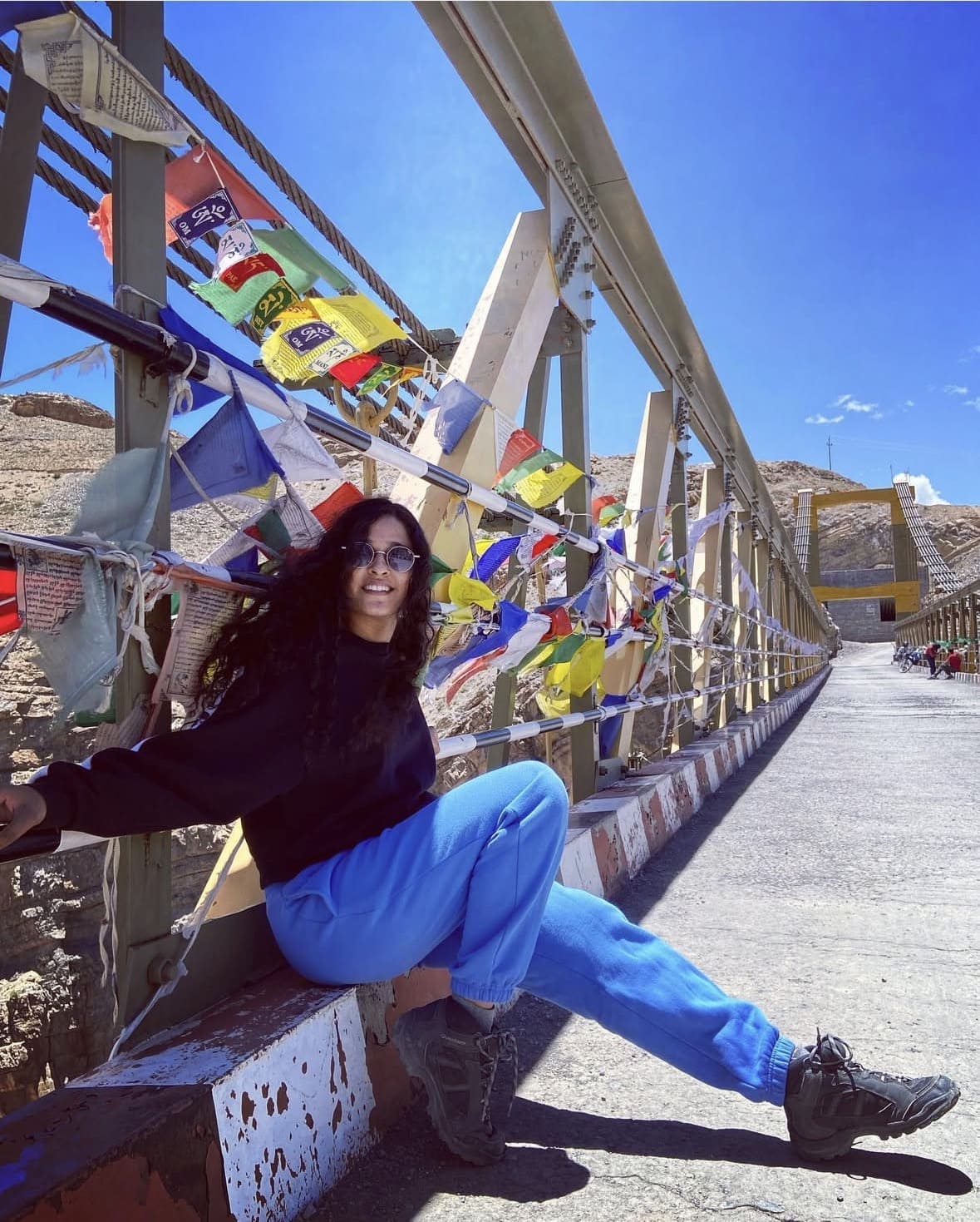 Adventure travel scene
