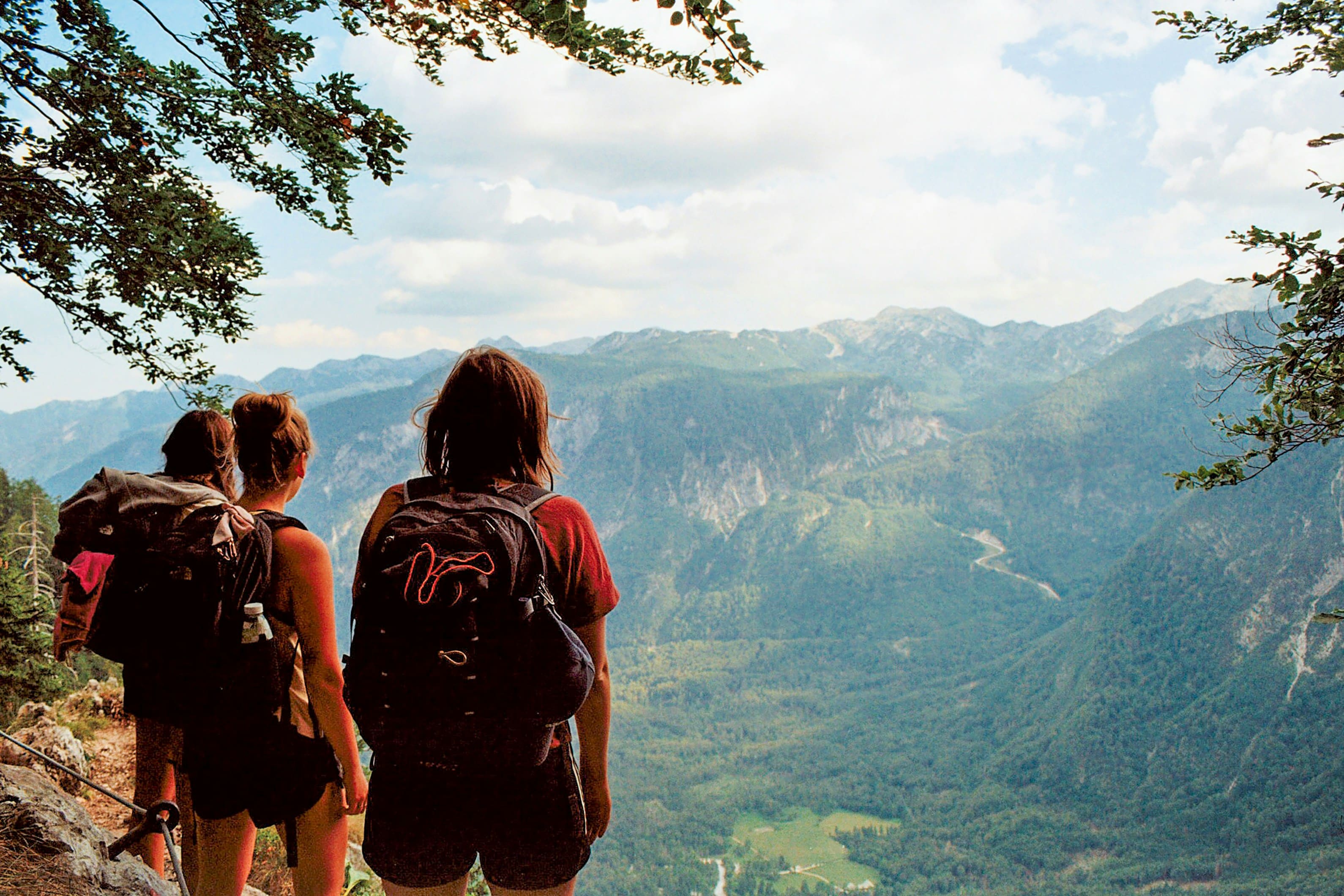 Traveler exploring